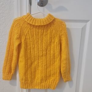 Yellow Sweater Girls Size 5T